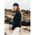 Finisterre Blanket Stitch Taran Sweater - Women's Navy
