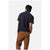 Brixton Bunker Waffle Stripe Short-Sleeve Shirt - Men's Washed Navy Stripe