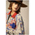 Brixton Trail Terry Cloth Trucker Jacket - Women's Electronic Indigo Pattern