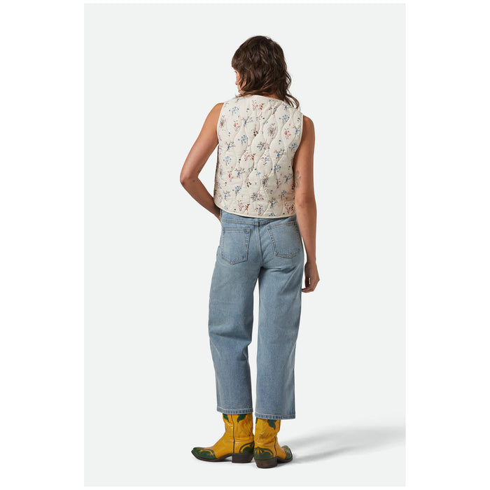 Brixton Field Floral Quilted Vest - Women's Whitecap/Hazelnut/Ditsy Floral