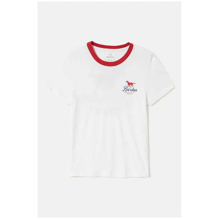 Brixton Leisure Activity Fitted Crew T-Shirt - Women's White
