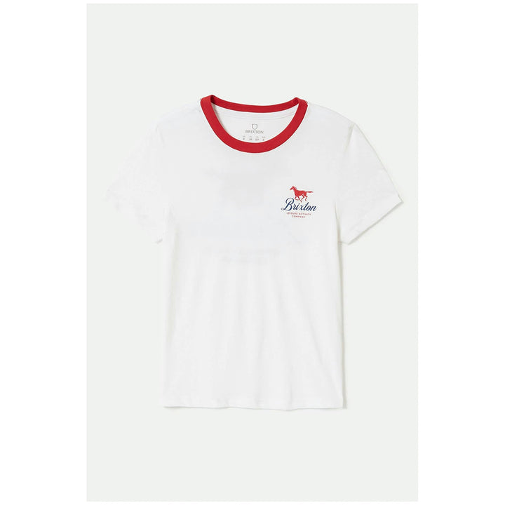 Brixton Leisure Activity Fitted Crew T-Shirt - Women's White