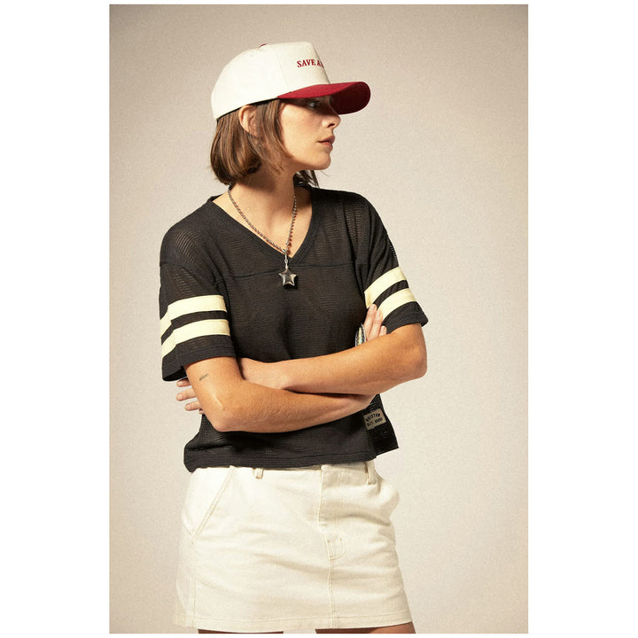 Brixton Save A Horse MP Snapback Hat Crimson/Off White
