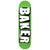 Baker Hawk Brand Name Neon Green 8.5 Skateboard Deck