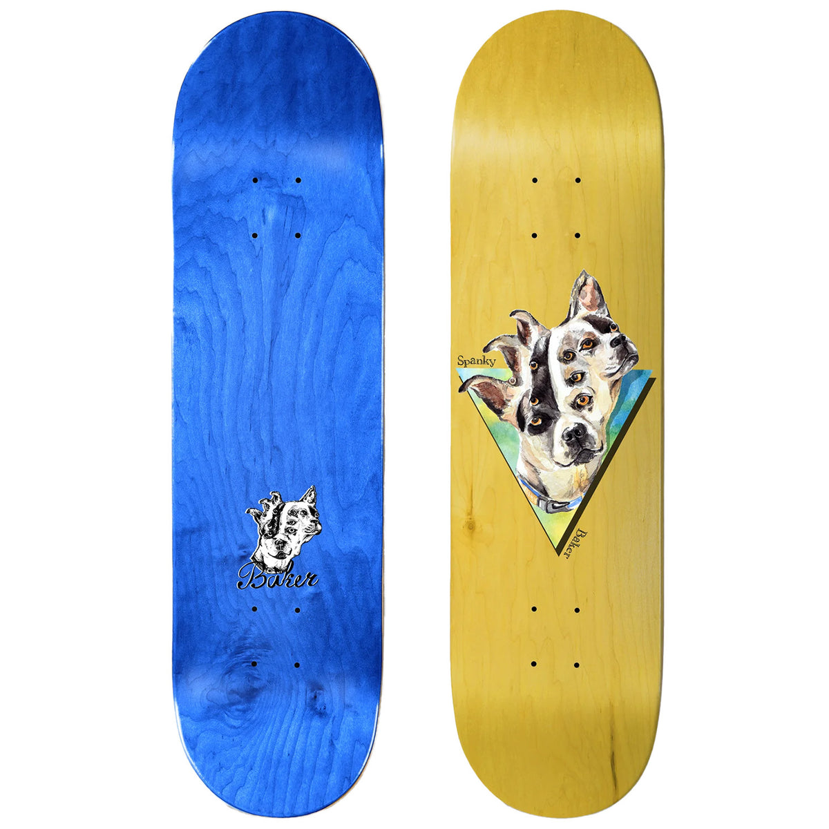Baker Kevin Spanky Long Seasons 8.0 Skateboard Deck