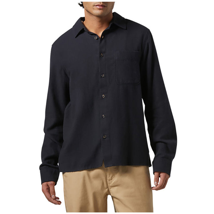 Brixton Hasting Kapok Flannel Shirt - Men's Heather Black