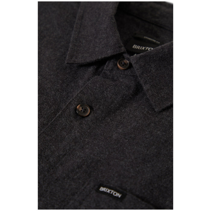 Brixton Hasting Kapok Flannel Shirt - Men's Heather Black
