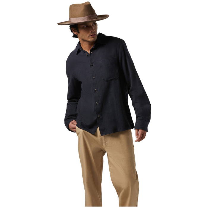Brixton Hasting Kapok Flannel Shirt - Men's Heather Black
