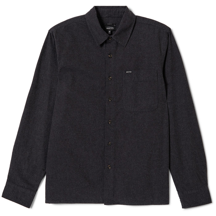 Brixton Hasting Kapok Flannel Shirt - Men's Heather Black