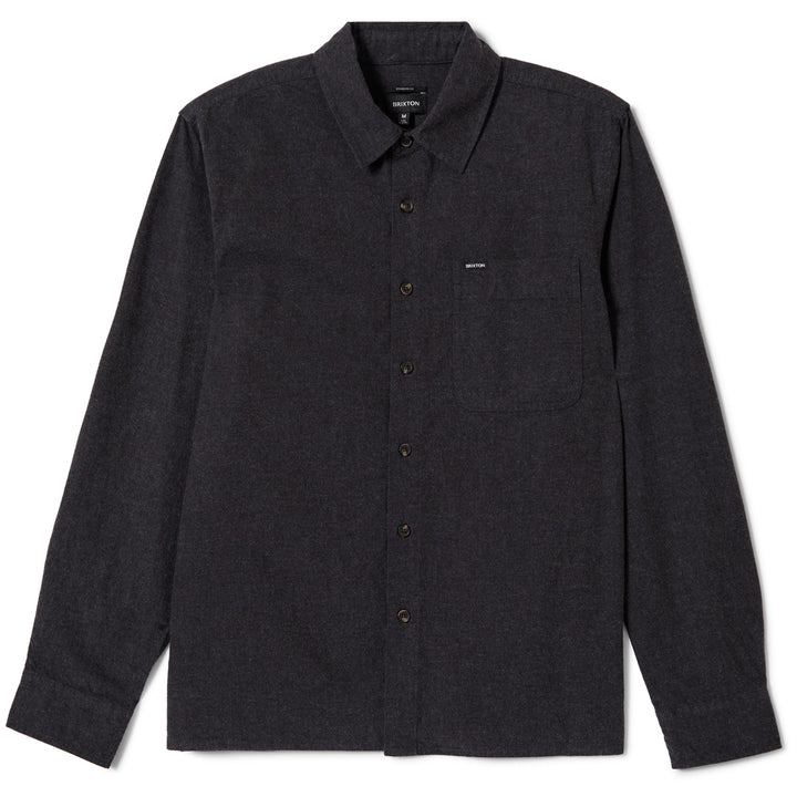 Brixton Hasting Kapok Flannel Shirt - Men's Heather Black