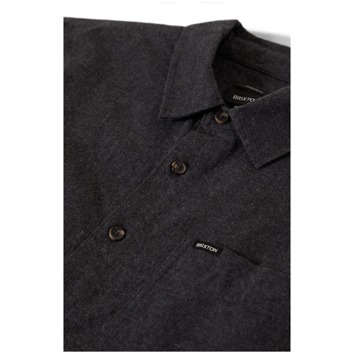Brixton Hasting Kapok Flannel Shirt - Men's Heather Black