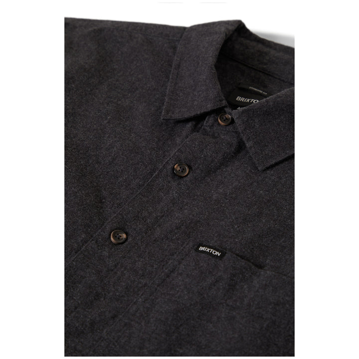 Brixton Hasting Kapok Flannel Shirt - Men's Heather Black