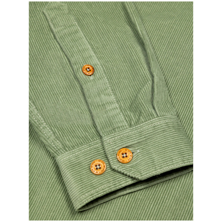 Finisterre Jetty Cord Long-Sleeve Shirt - Men's Wild Sage