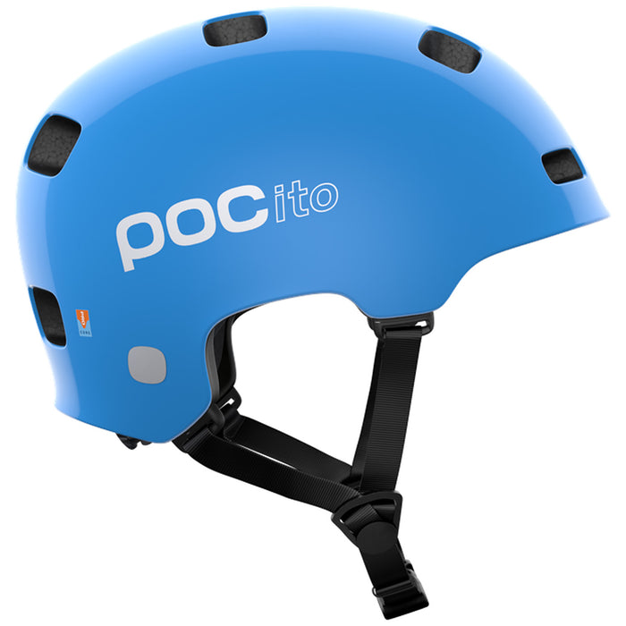 POC POCito Crane MIPS (CPSC) Bike Helmet - Kids' Fluorescent Blue
