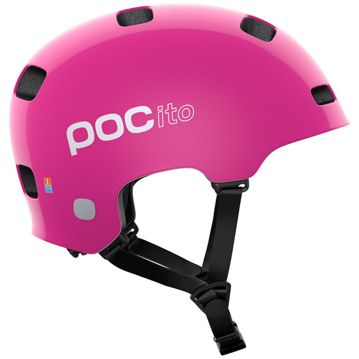 POC POCito Crane MIPS (CPSC) Bike Helmet - Kids' Fluorescent Pink