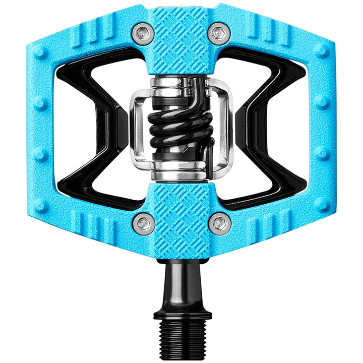 Crank Brothers Double Shot 2 Pedals Blue & Black/Black Spring