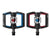 Crank Brothers Mallet DH Loic Bruni Signature Edition Pedals Black/Red/Blue