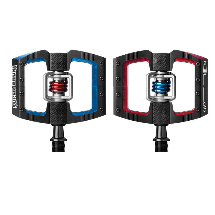 Crank Brothers Mallet DH Loic Bruni Signature Edition Pedals Black/Red/Blue