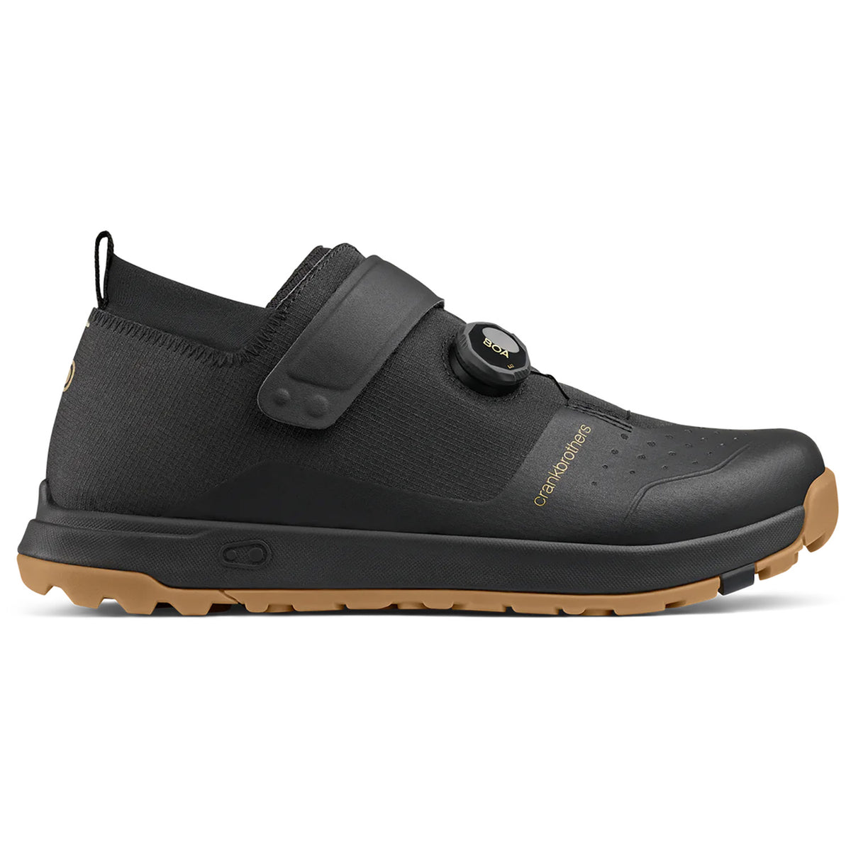 Crank Brothers Mallet Trail BOA Shoes Black/Gold/Gum