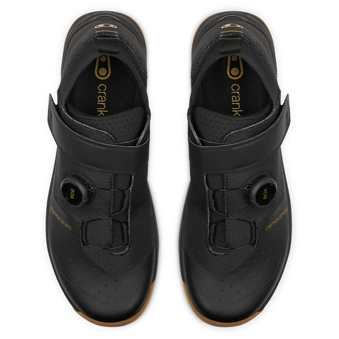 Crank Brothers Stamp Trail BOA Shoes Black/Gold/Gum