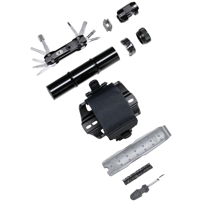 Crank Brothers S.O.S. TS18 Tube Stash Tool Kit Black