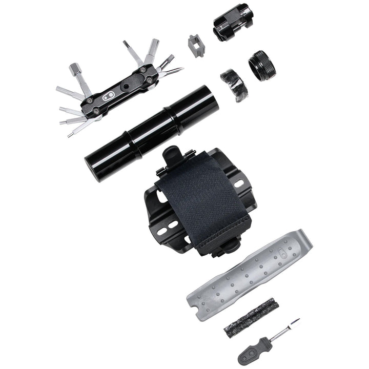Crank Brothers S.O.S. TS18 Tube Stash Tool Kit Black