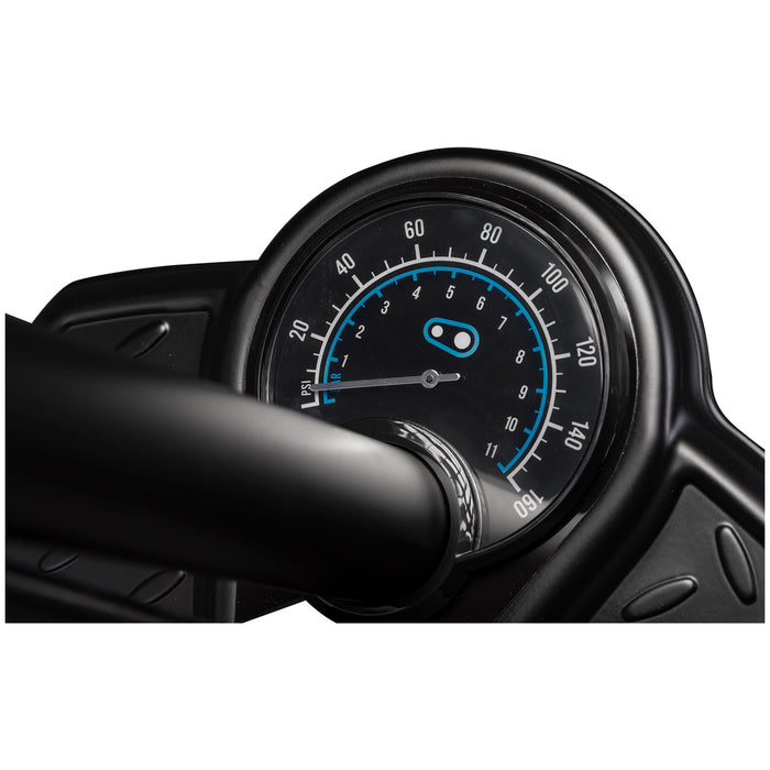 Crank Brothers Sapphire Floor Pump Black Midnight Edition