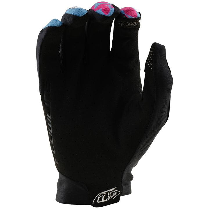 Troy Lee Designs Flowline Bike Gloves Peace-Up Cobalt