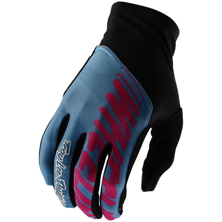 Troy Lee Designs Flowline Bike Gloves Peace-Up Cobalt