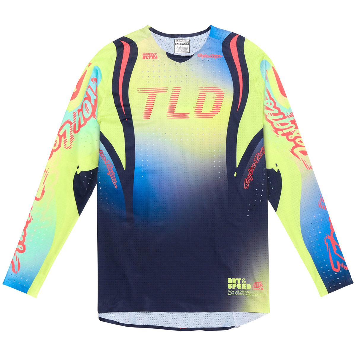 Troy Lee Designs Sprint Ultra Jersey Drip Glo Yellow
