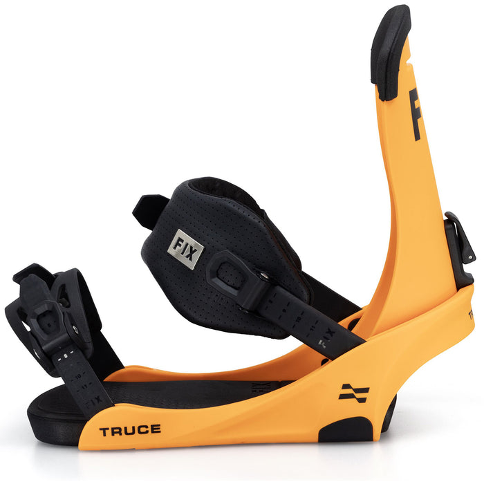 Fix Truce Snowboard Bindings 2025 Neon Orange