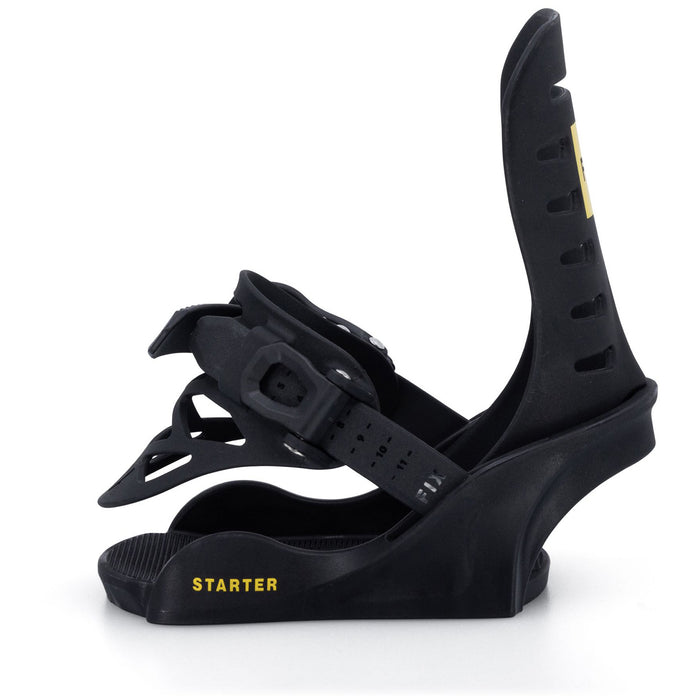 Fix Starter Snowboard Bindings - Kids' Black
