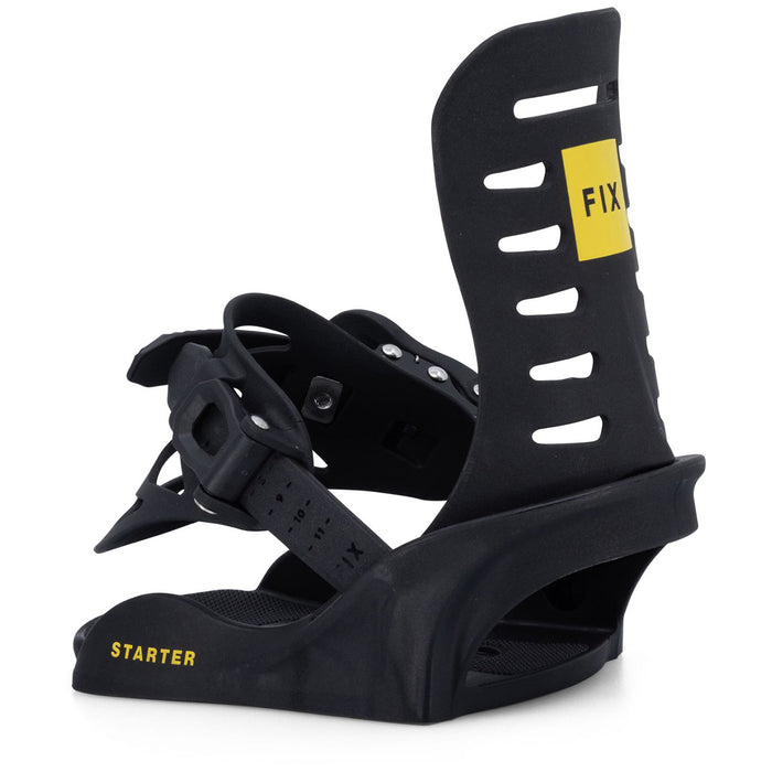 Fix Starter Snowboard Bindings - Kids' Black