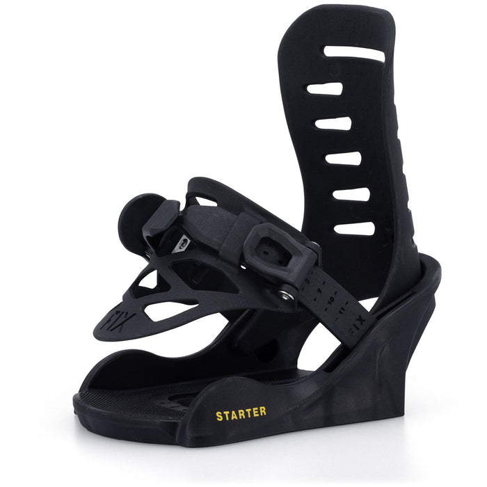 Fix Starter Snowboard Bindings - Kids' Black