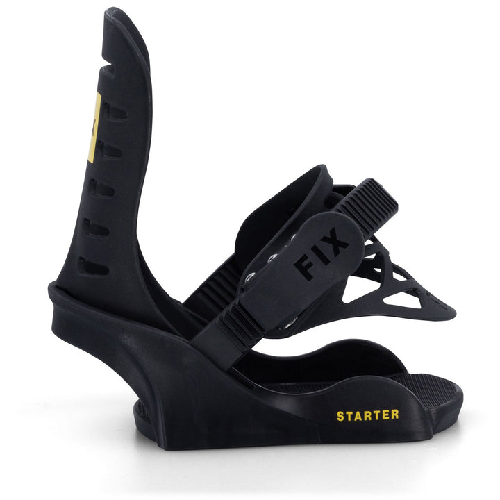 Fix Starter Snowboard Bindings - Kids' Black