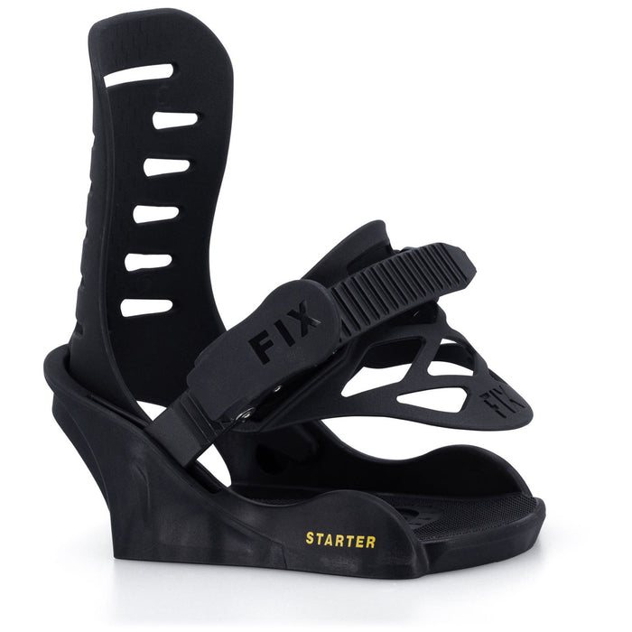 Fix Starter Snowboard Bindings - Kids' Black