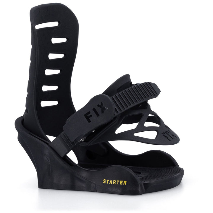 Fix Starter Snowboard Bindings - Kids' Black