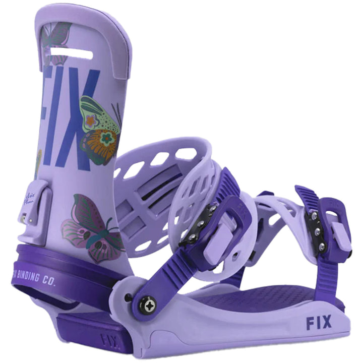 Fix Iris Pro Snowboard Bindings - Women's 2025 Lavender