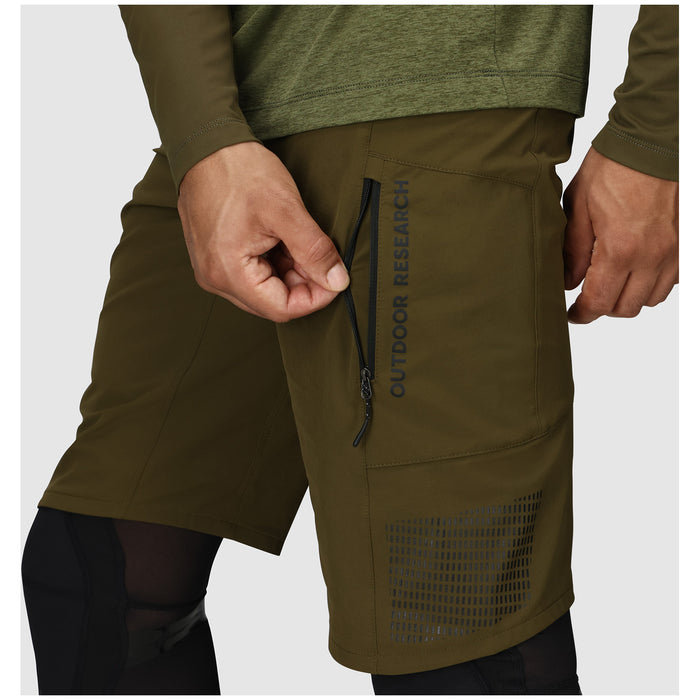 Outdoor Research Freewheel Ride Shorts Dark Olive