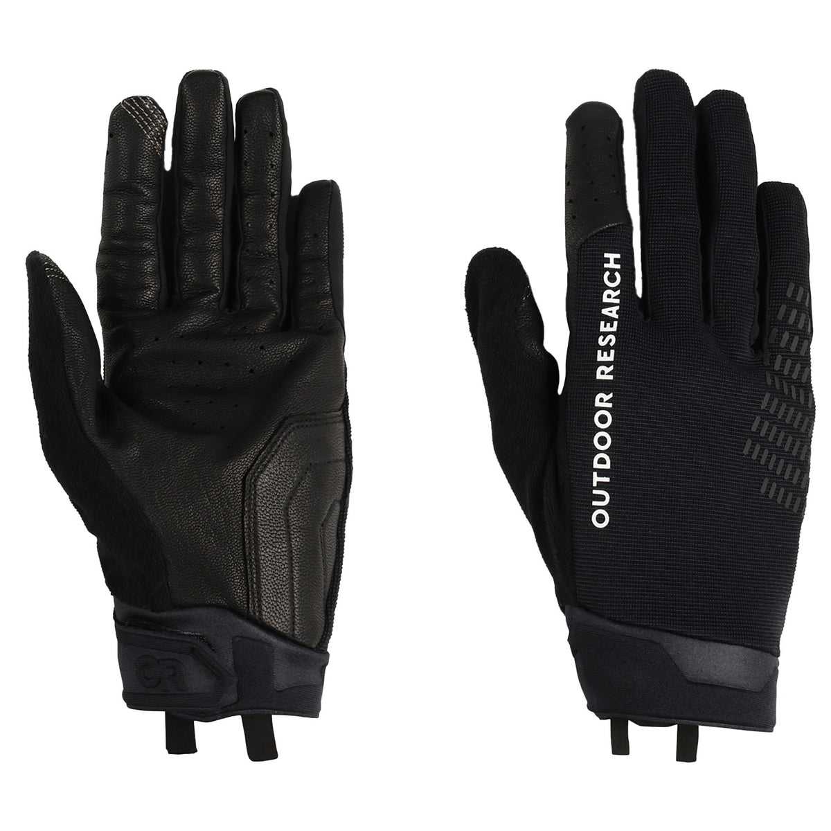 Outdoor Research Freewheel Leather Palm Bike Gloves Black