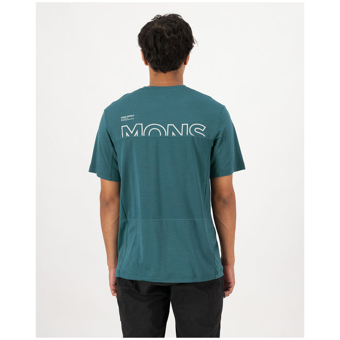 MONS ROYALE Tarn Merino Shift T-Shirt Abyss