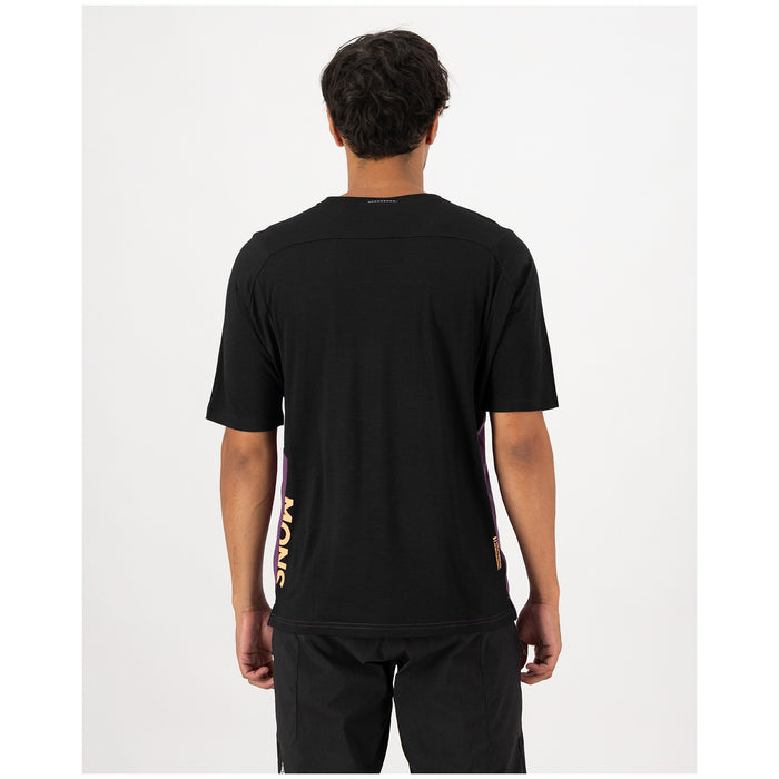 MONS ROYALE Diversion Merino Jersey Boysenberry/Black