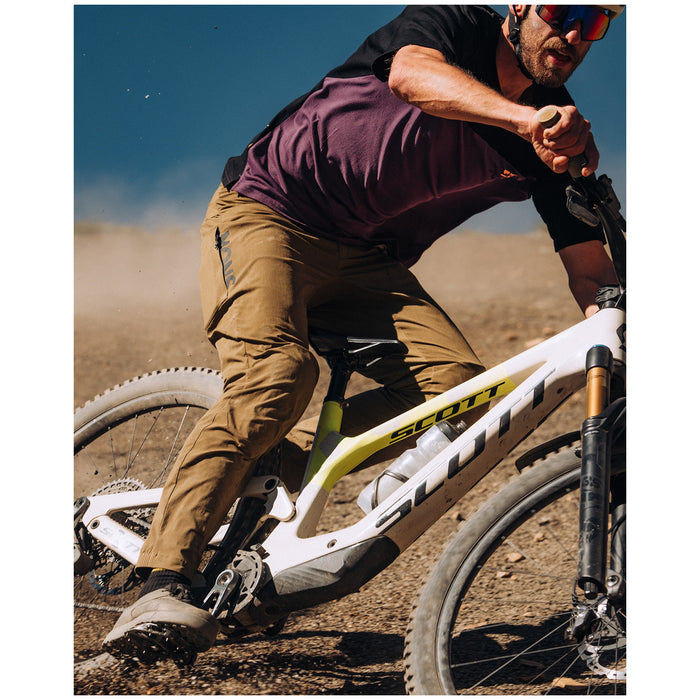 MONS ROYALE Diversion Merino Jersey Boysenberry/Black