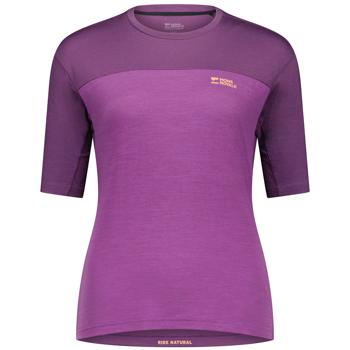 MONS ROYALE Diversion Merino Jersey - Women's Ultraviolet/Boysenberry