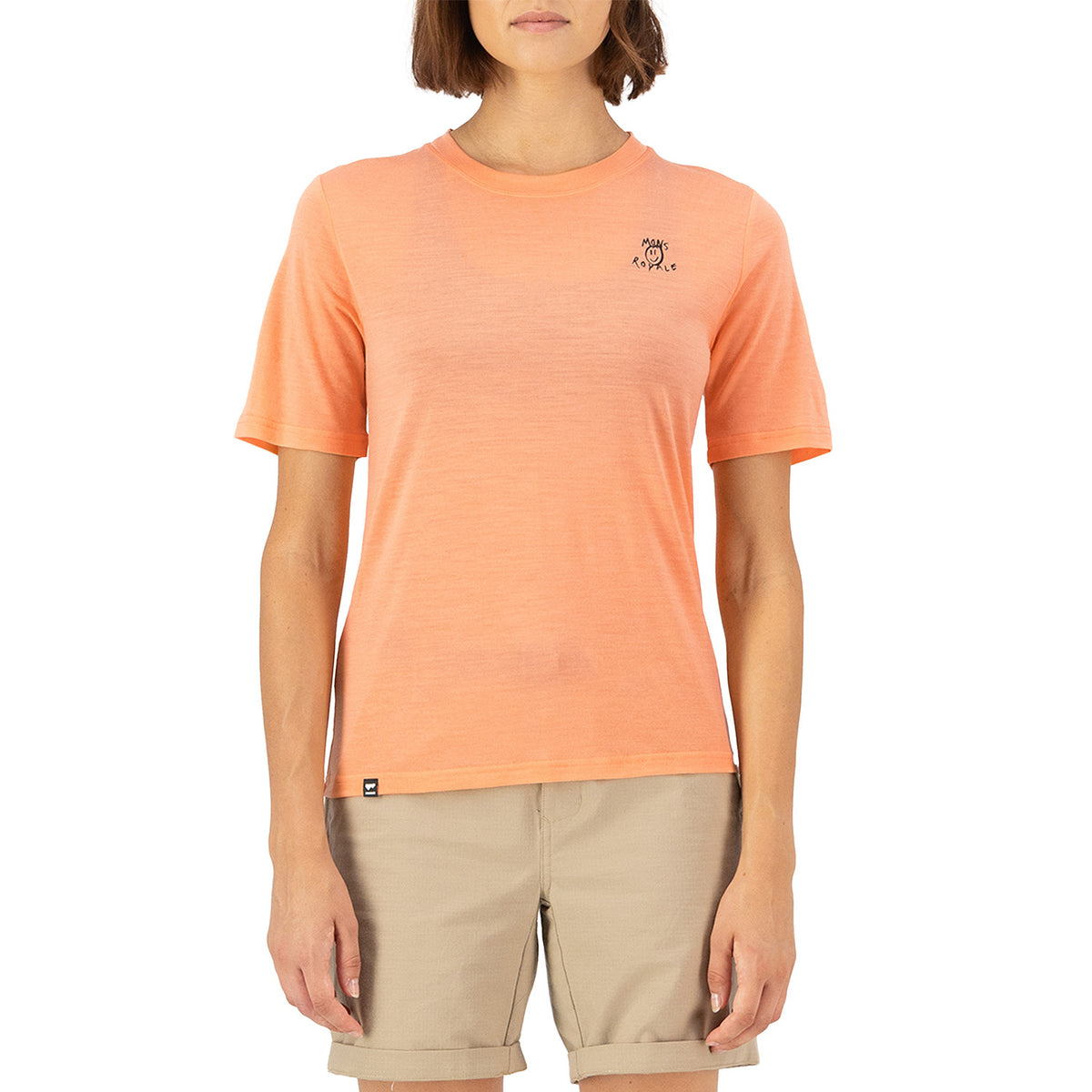 MONS ROYALE Icon Merino T-Shirt - Women's Punch