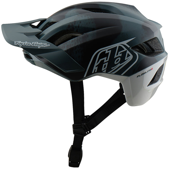 Troy Lee Designs Flowline SE MIPS Bike Helmet Badge Camo Gray