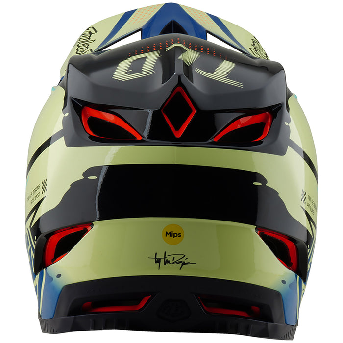 Troy Lee Designs D4 Composite MIPS Bike Helmet Drip Glo Yellow