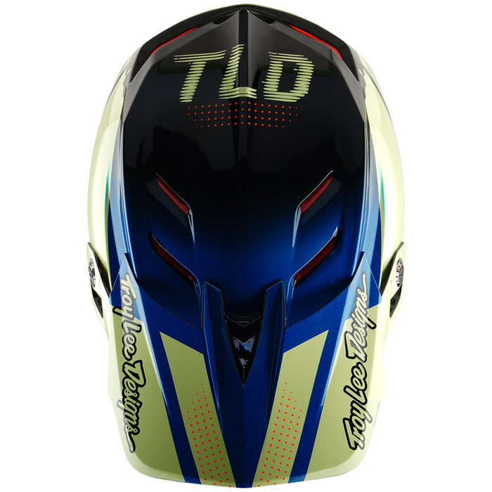 Troy Lee Designs D4 Composite MIPS Bike Helmet Drip Glo Yellow