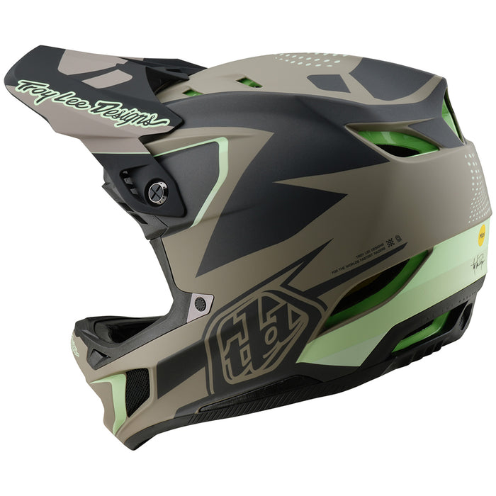 Troy Lee Designs D4 Composite MIPS Bike Helmet Optic Timber