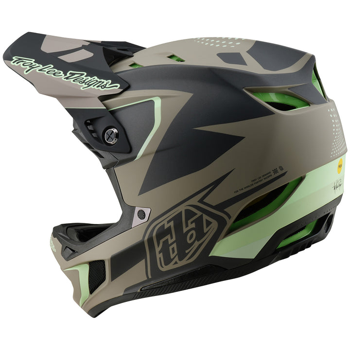 Troy Lee Designs D4 Composite MIPS Bike Helmet Optic Timber